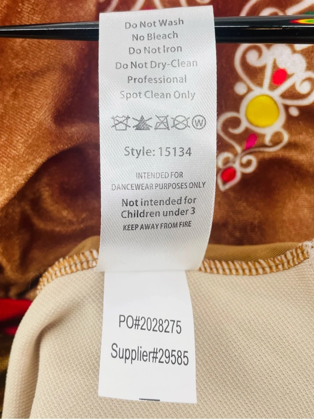 Weissman Showtime Gingerbread Girl dress